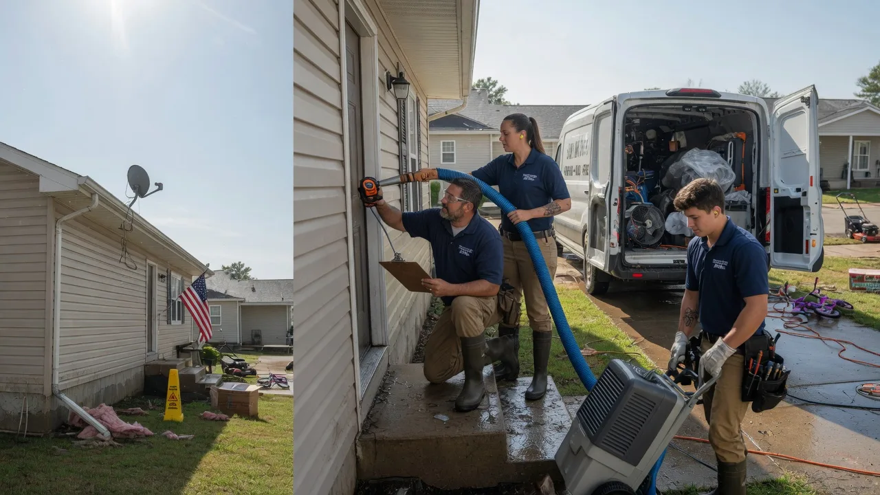 Ceiling Water Damage Restoration in Evans, WV near me